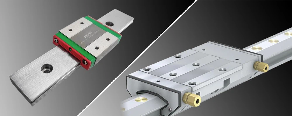 Hydrostatic guide Linear guide Hydrostatic guide Linear guide